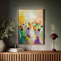 Lifted in Praise and Color