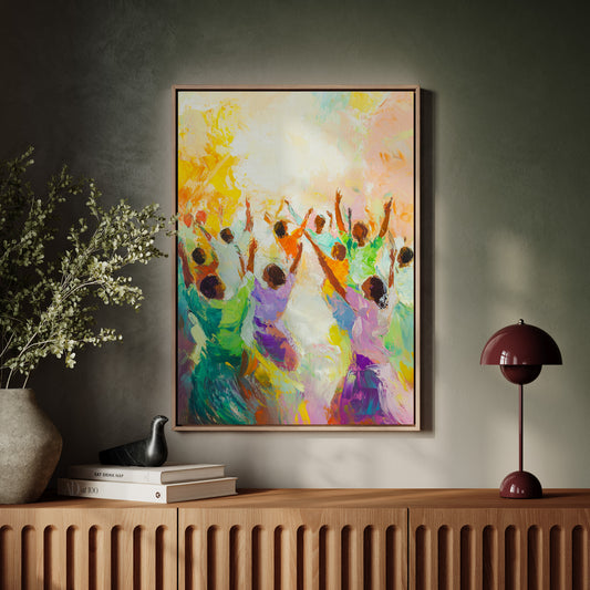 Lifted in Praise and Color