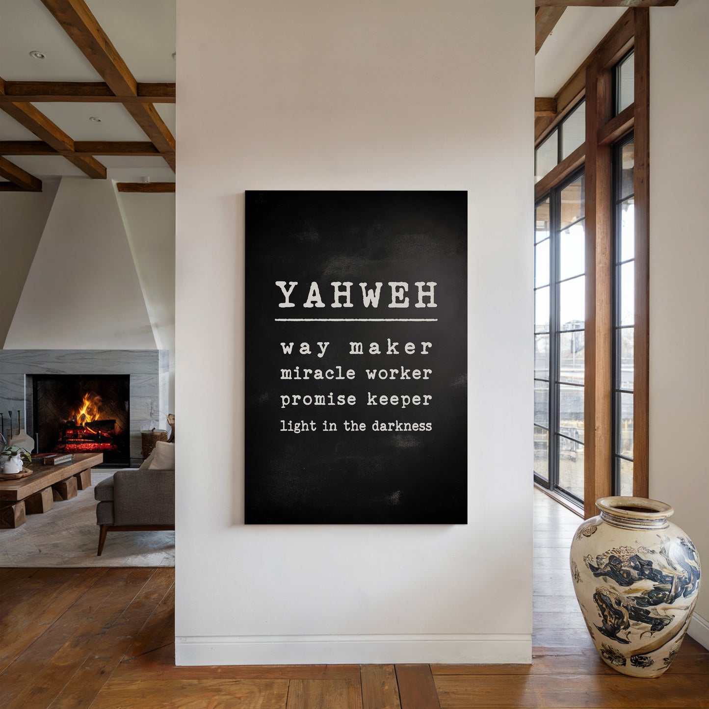 Yahweh Chalkboard Declaration