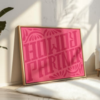 Howdy Partner in Playful Pink Western Style
