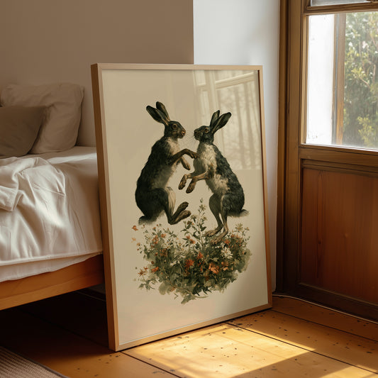 Hares in Bloom