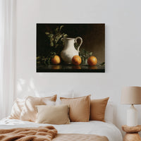 Citrus Morning With White Pitcher
