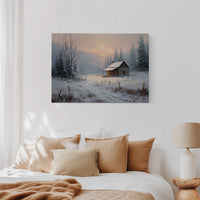 Winter Light Warms Mountain Solitude
