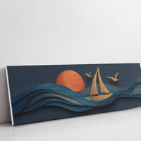 Sails Through Copper Sunset