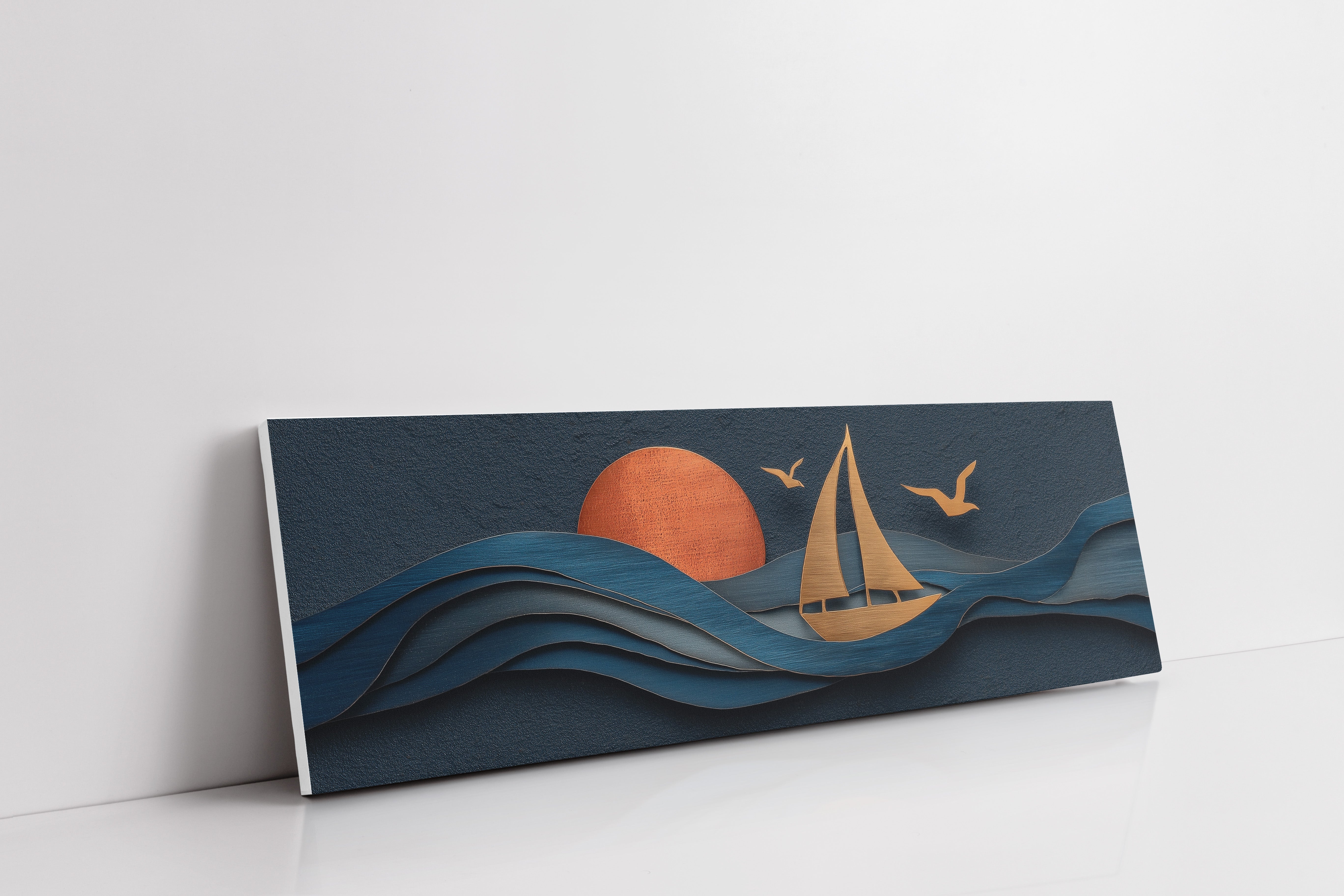 Sails Through Copper Sunset