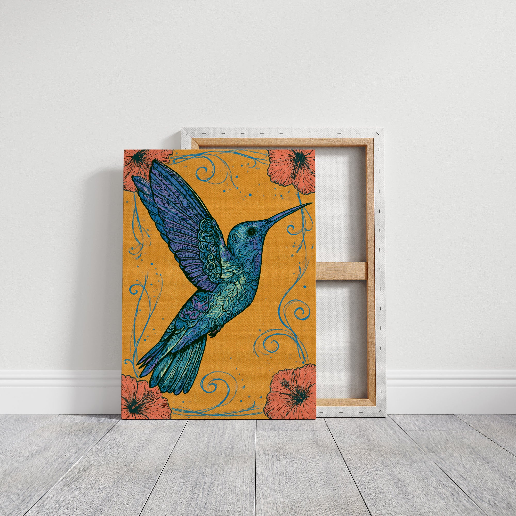 Hummingbird In Ornamental Bloom