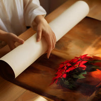Candlelight Beneath Painted Banners
