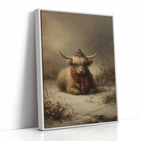 Highland Calm In Falling Snow