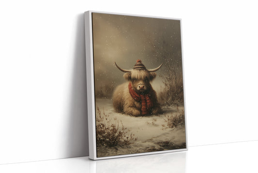 Highland Calm In Falling Snow