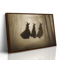 Witches Gather In Misty Woods
