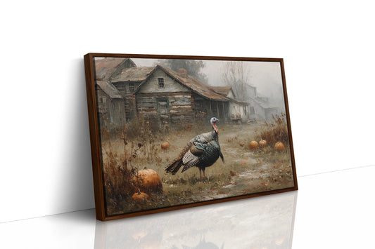 Wild Turkey's Autumn Farmhouse Patrol