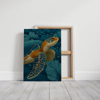 Turtle Among Coral Fans