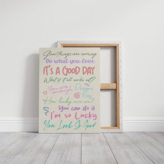 A Wall of Good Vibes Only