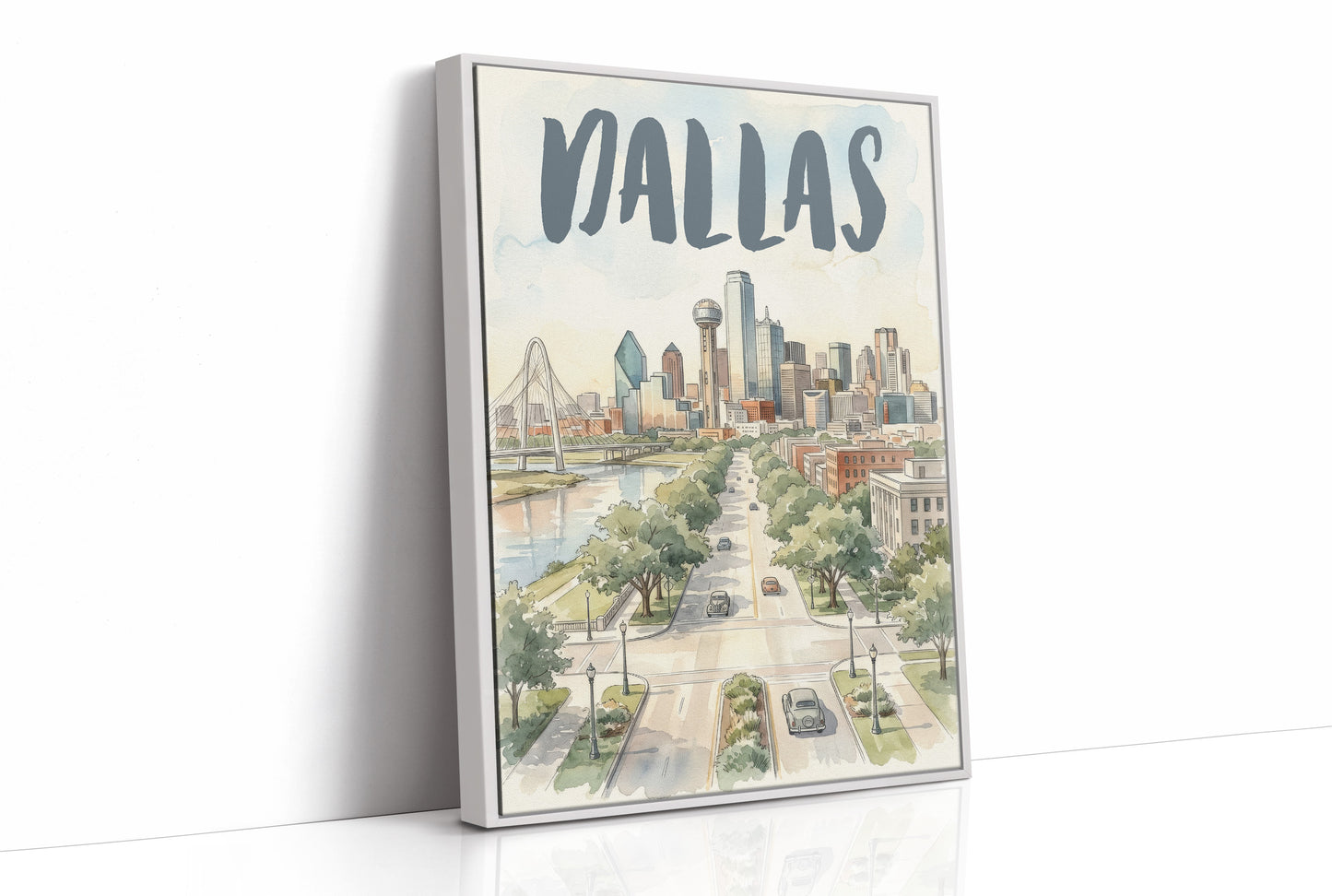 Dallas in Watercolor