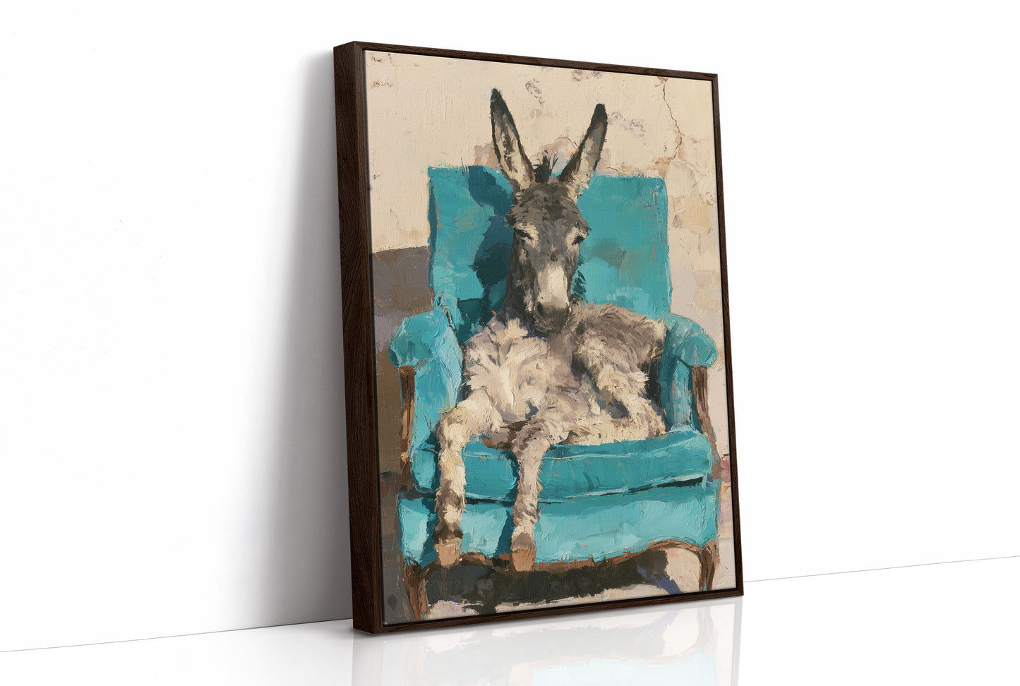 Donkey on a Turquoise Throne