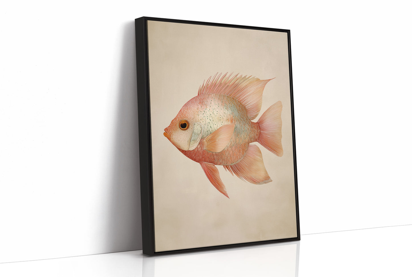 Coral Reef Nobility: Portrait in Blush