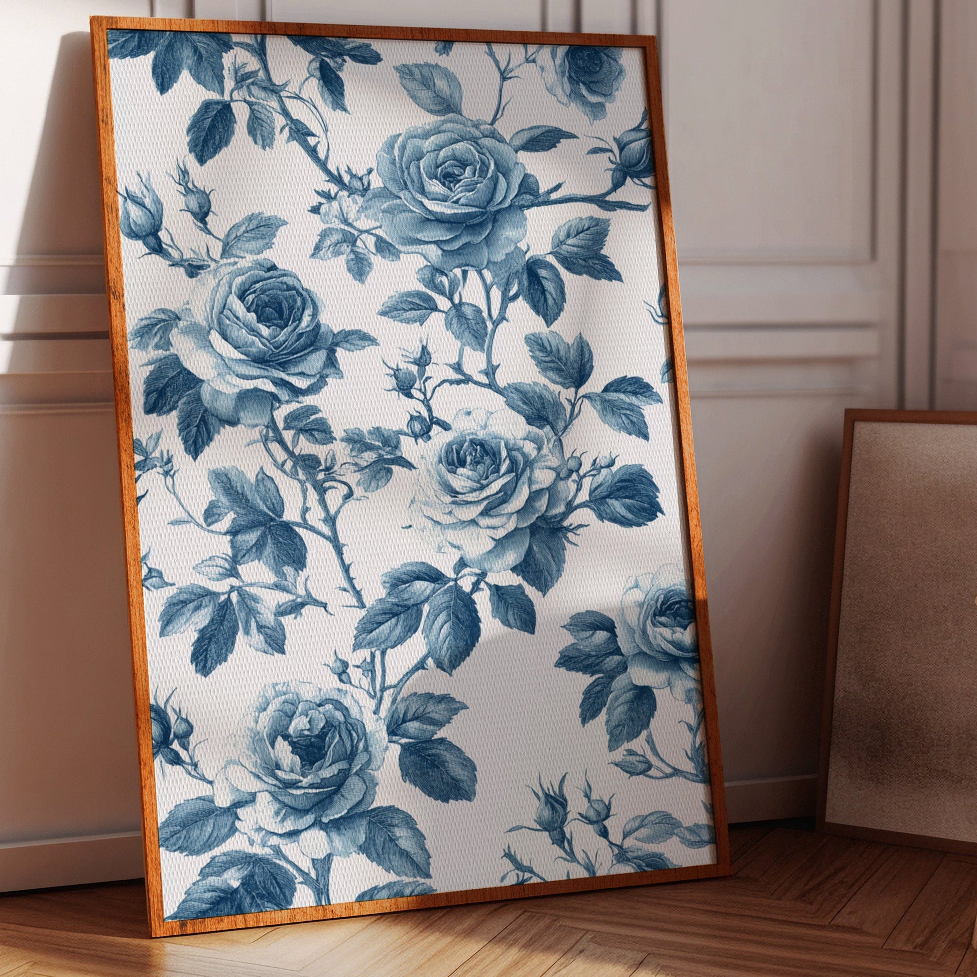 Cerulean Blooms in Quiet Spaces
