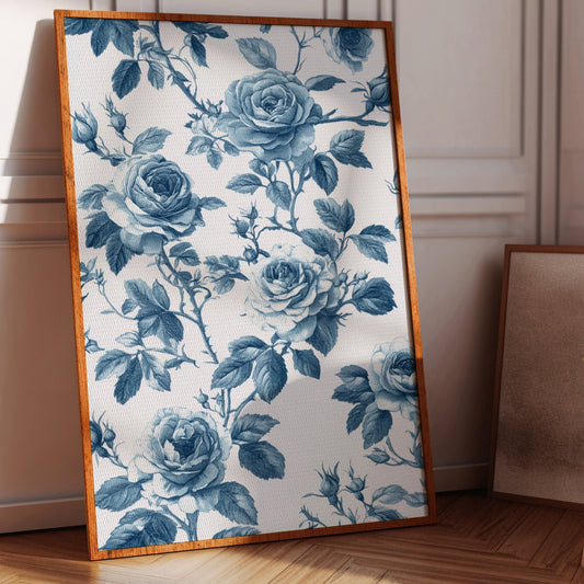 Cerulean Blooms in Quiet Spaces
