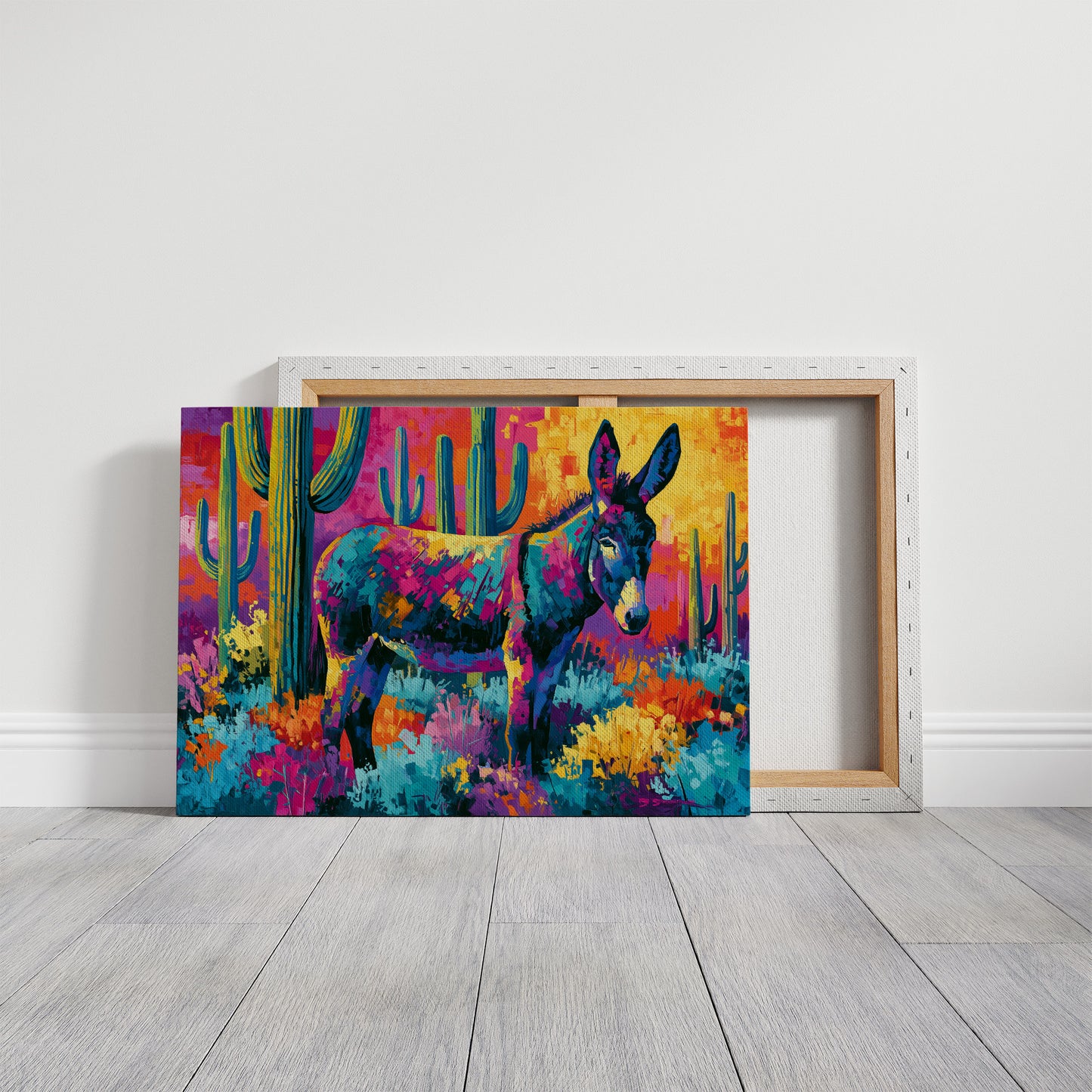 Desert Burro, Neon Sunset