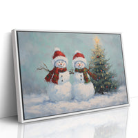 Snow Friends Share Christmas Magic Together