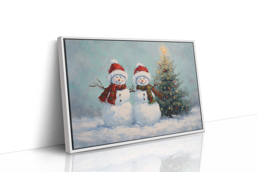 Snow Friends Share Christmas Magic Together