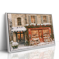Snow On The Shop Windows