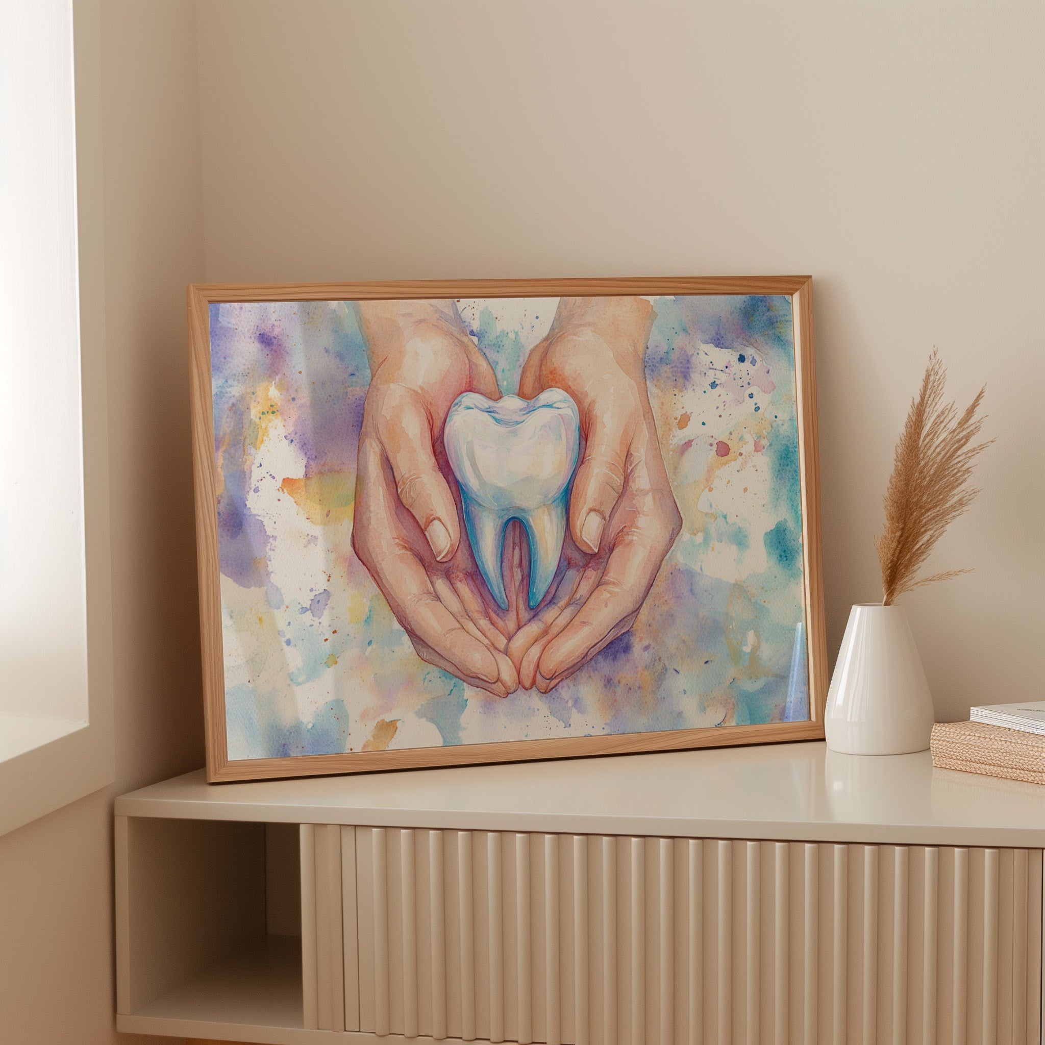 Gentle Hands Hold Healing Light