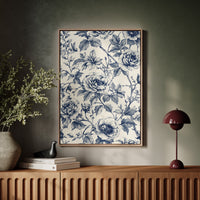 Petals' Secrets in Indigo Light