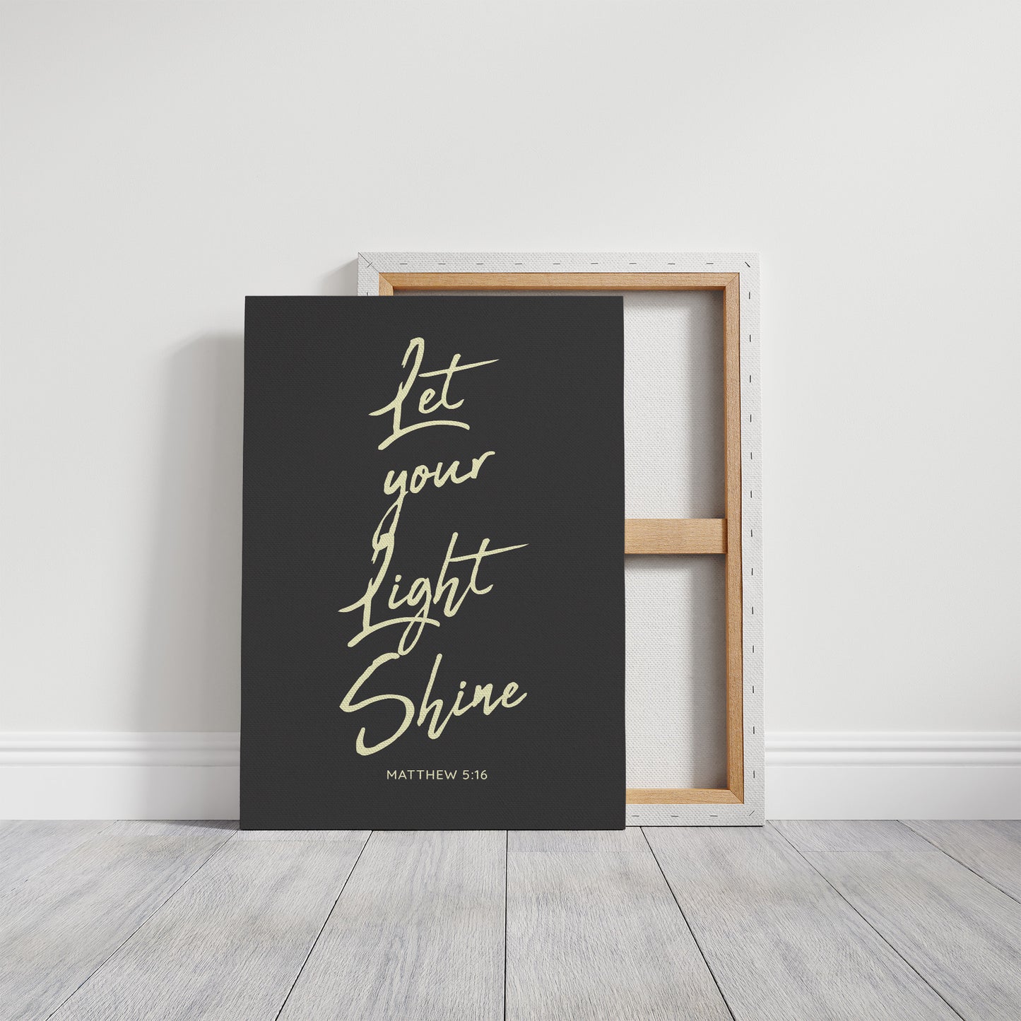 Luminous Words On Charcoal Canvas