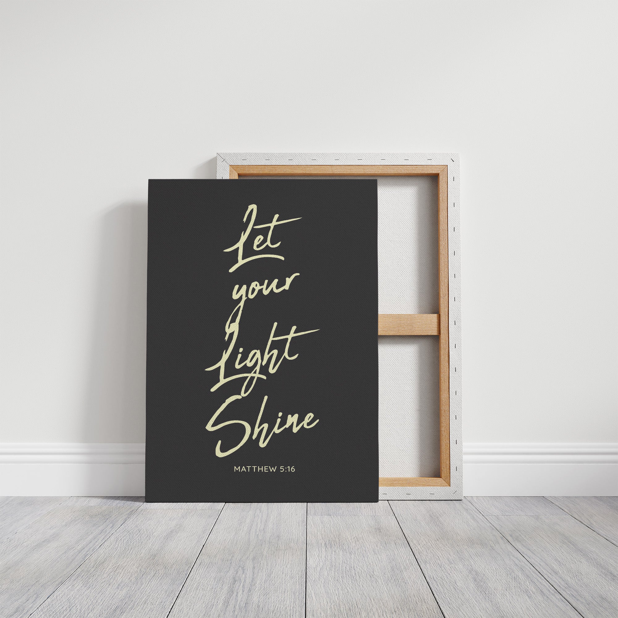 Luminous Words On Charcoal Canvas