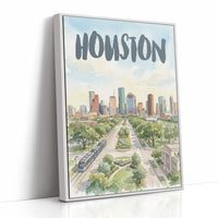 Houston in Watercolor