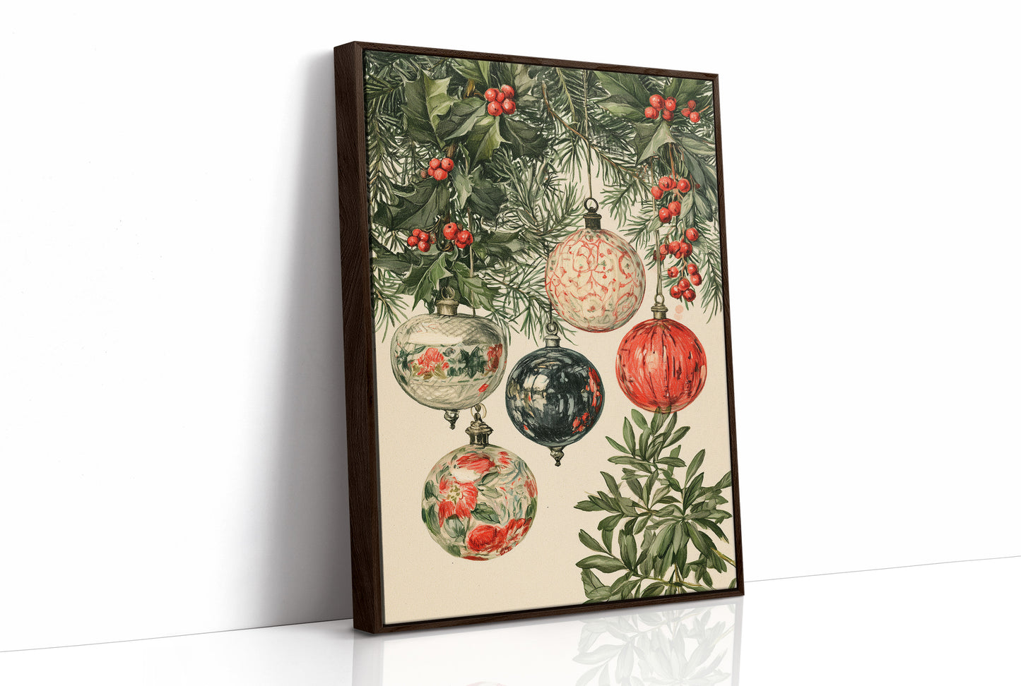 Painted Ornaments in the Boughs