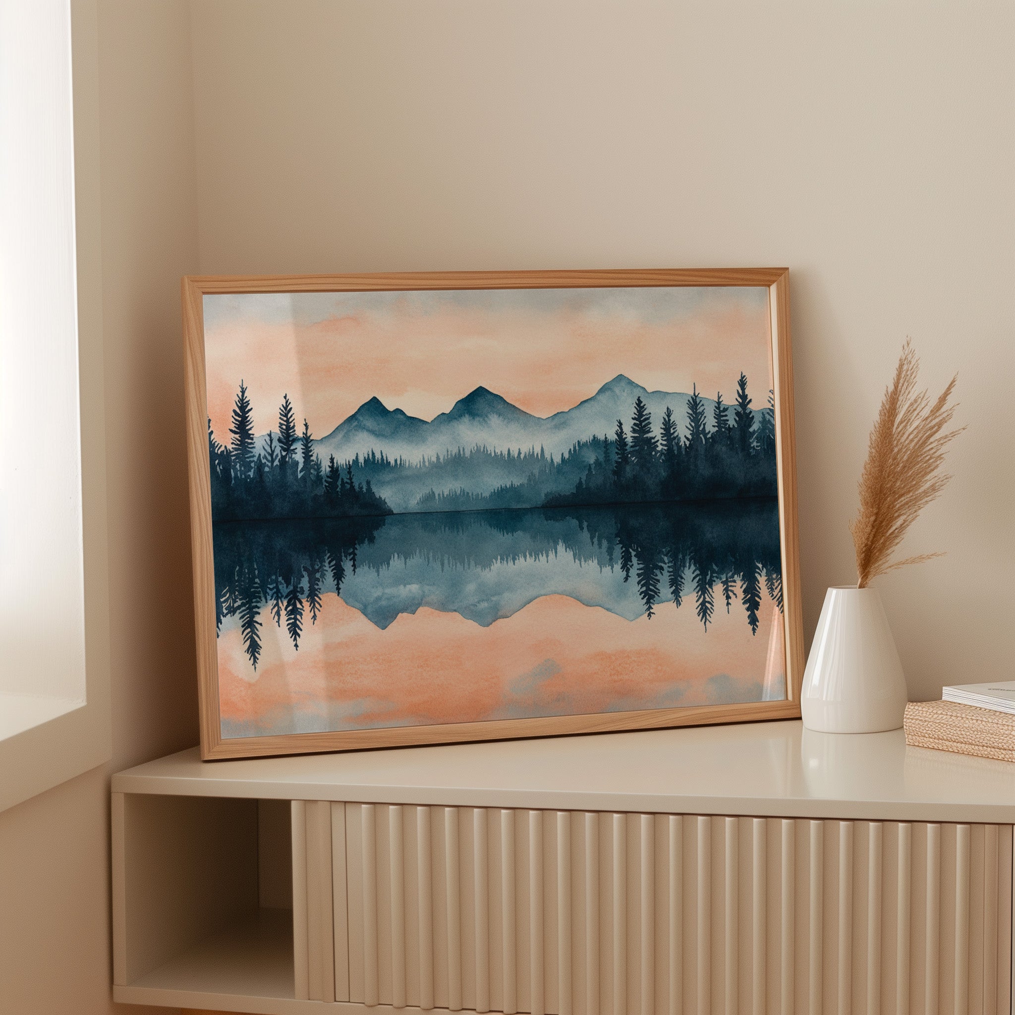 Dawn Mirrors Mountain's Ancient Song