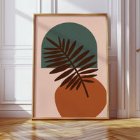 Foliage Dances Against Soft Canvas