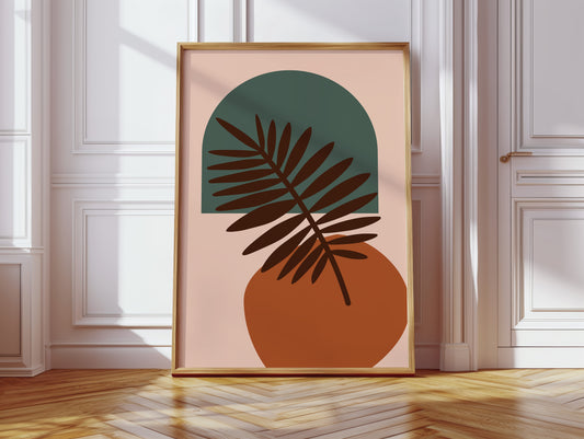 Foliage Dances Against Soft Canvas