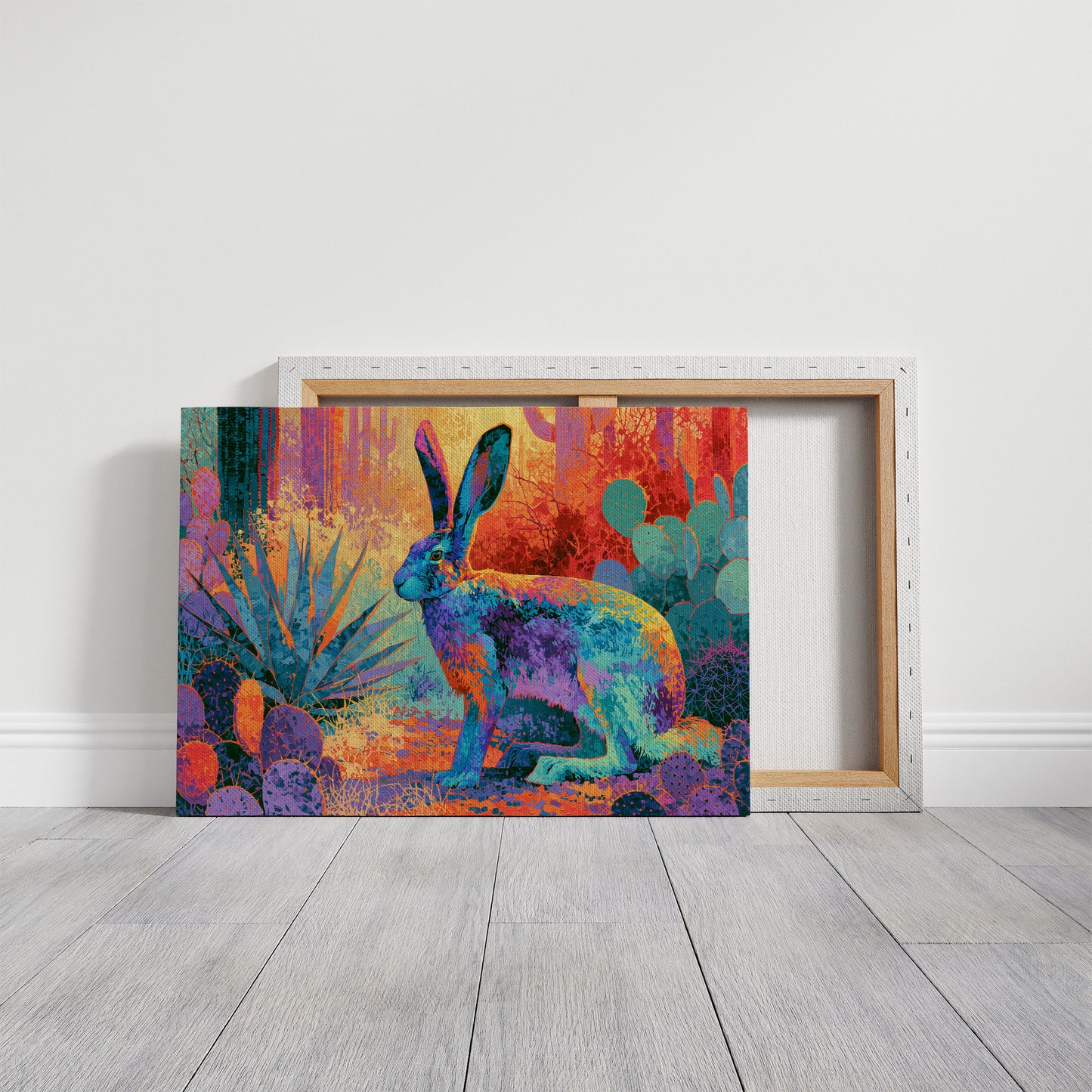 Desert Jackrabbit, Fauvist Bloom