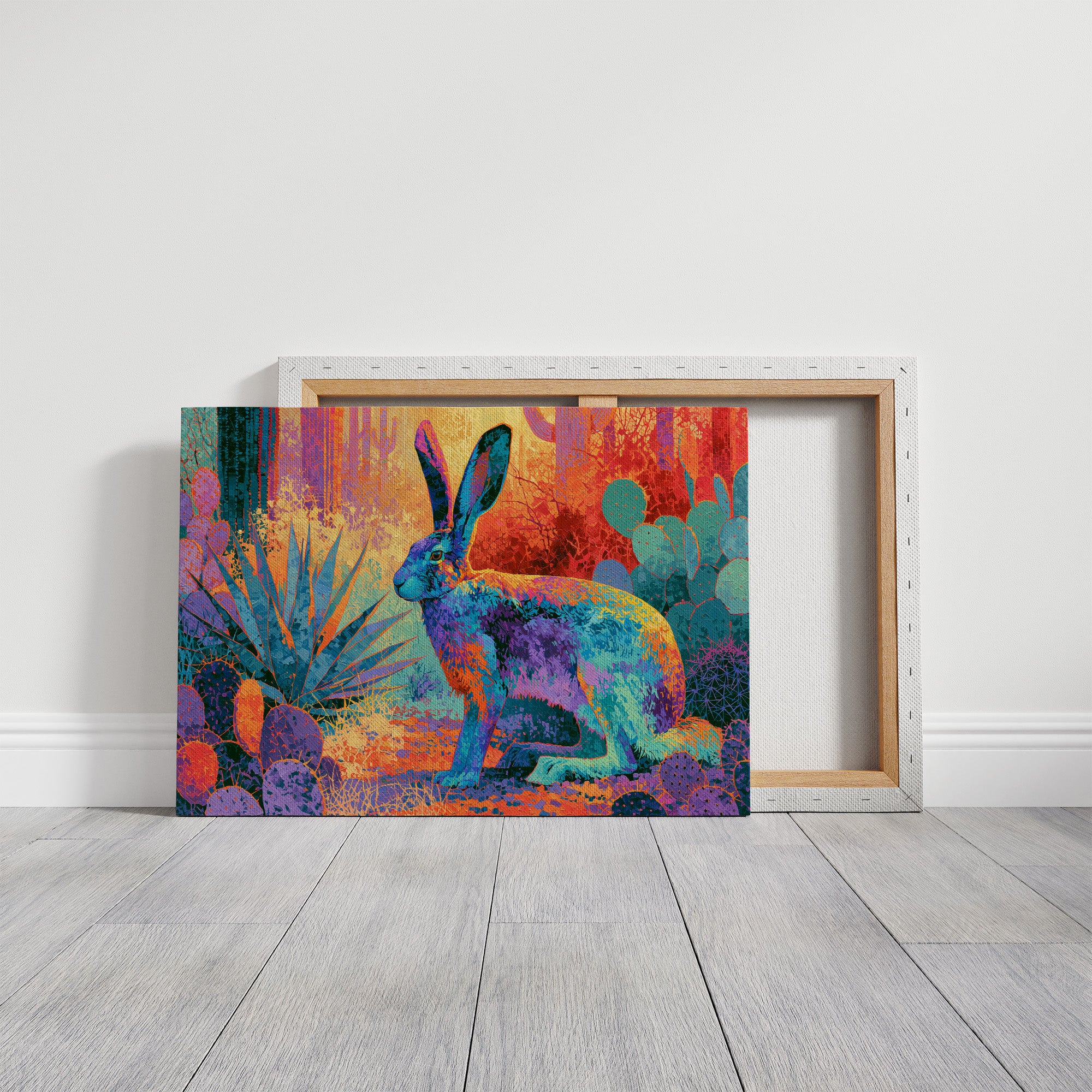 Desert Jackrabbit, Fauvist Bloom