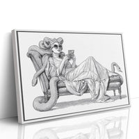 Modern Medusa's Digital Repose