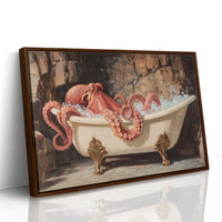 Crimson Tentacles In Vintage Bath