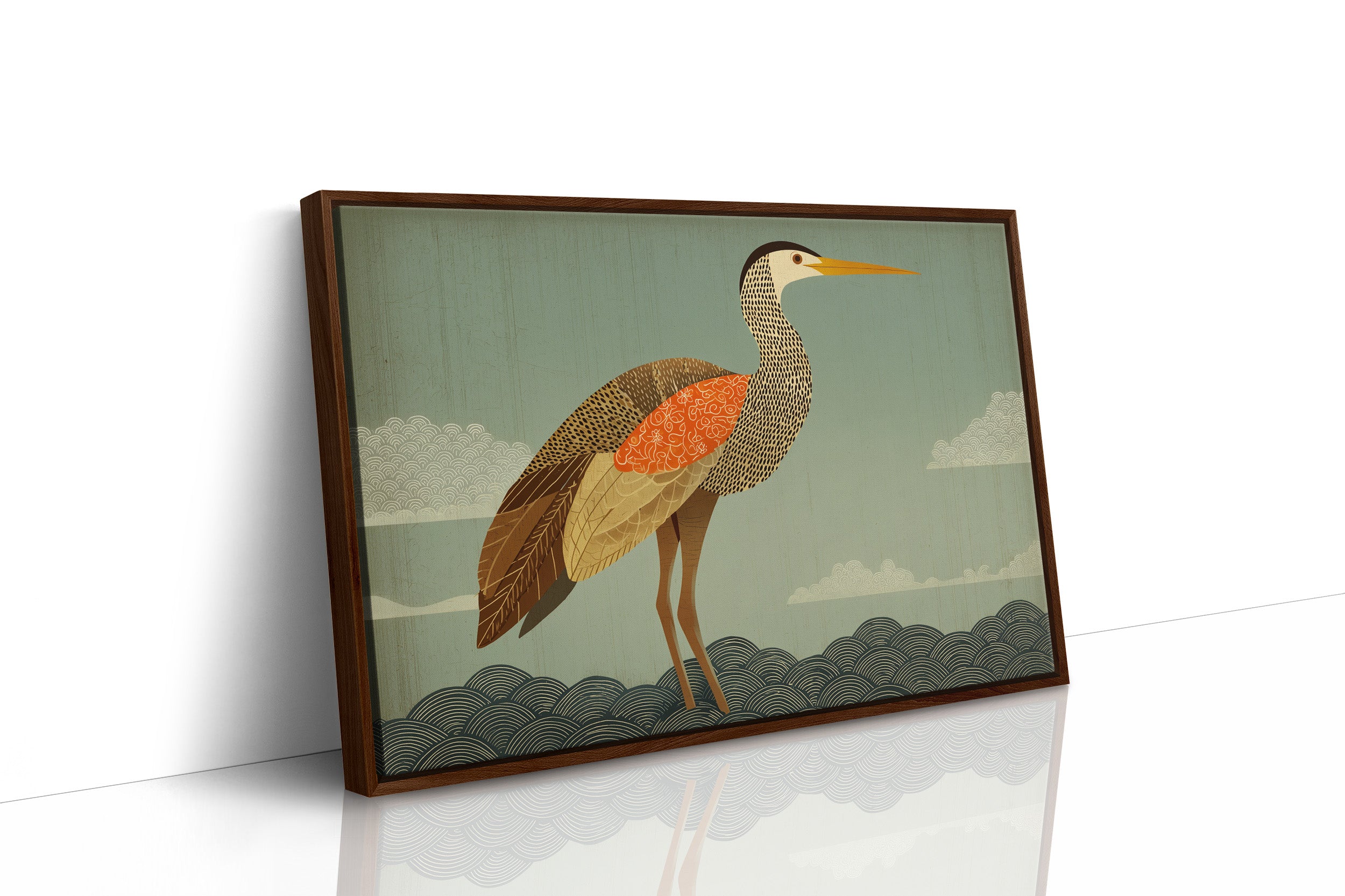 Stillness of the Painted Heron