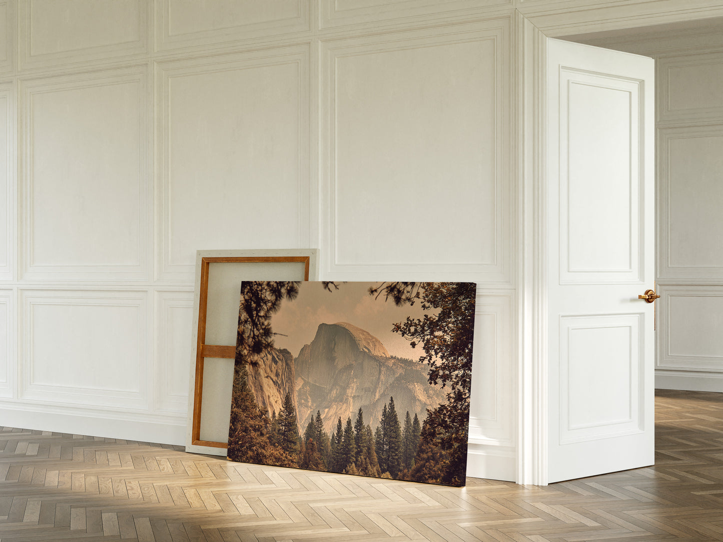 Ancient Granite Catches Golden Light