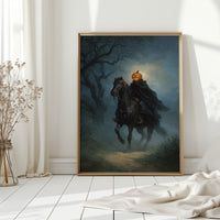 Headless Horseman Gothic Canvas Print - Enigmatic Wall Art - Gallery Canvas image 13