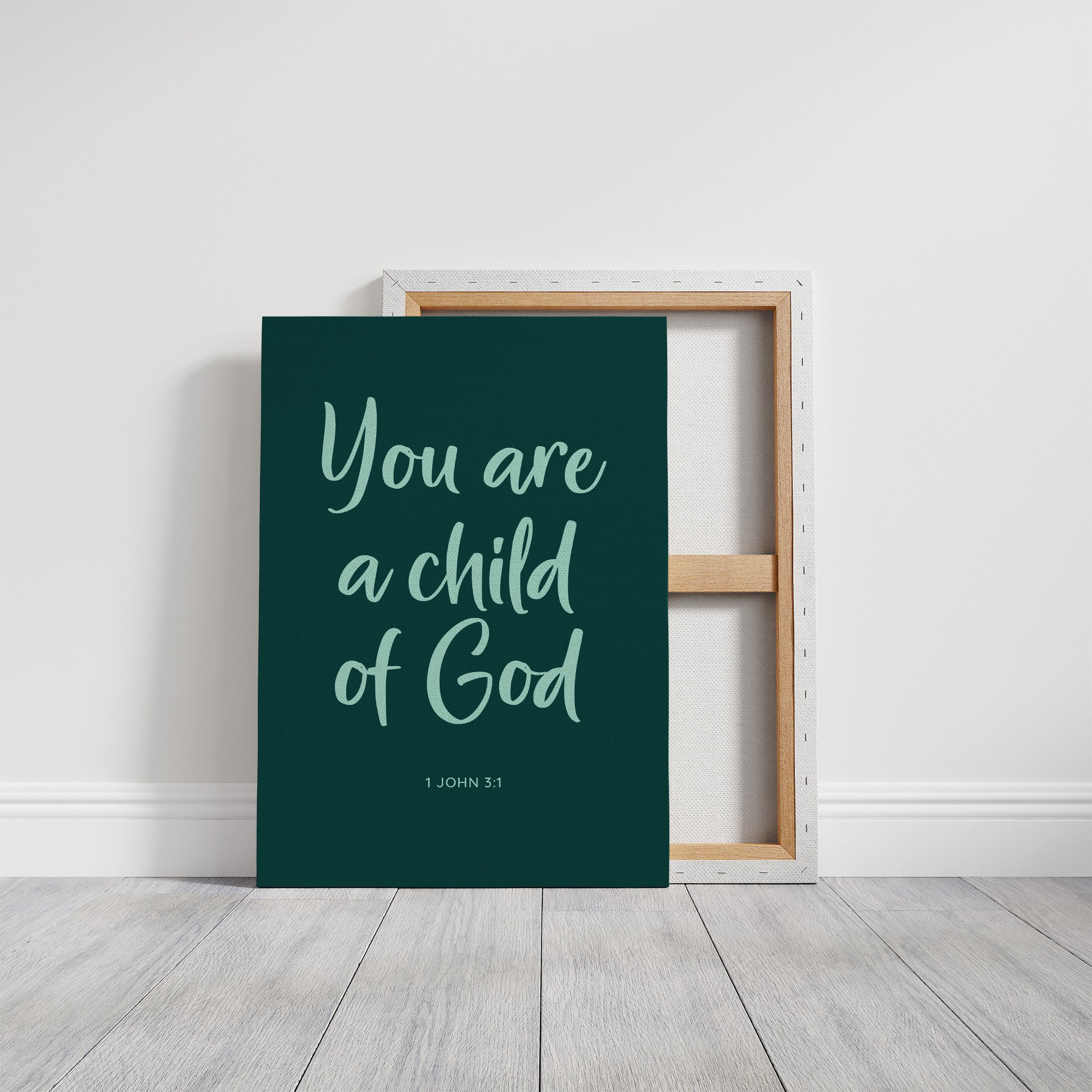 Sacred Words In Mint Glow