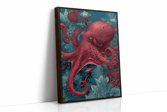 Crimson Depths Octopus