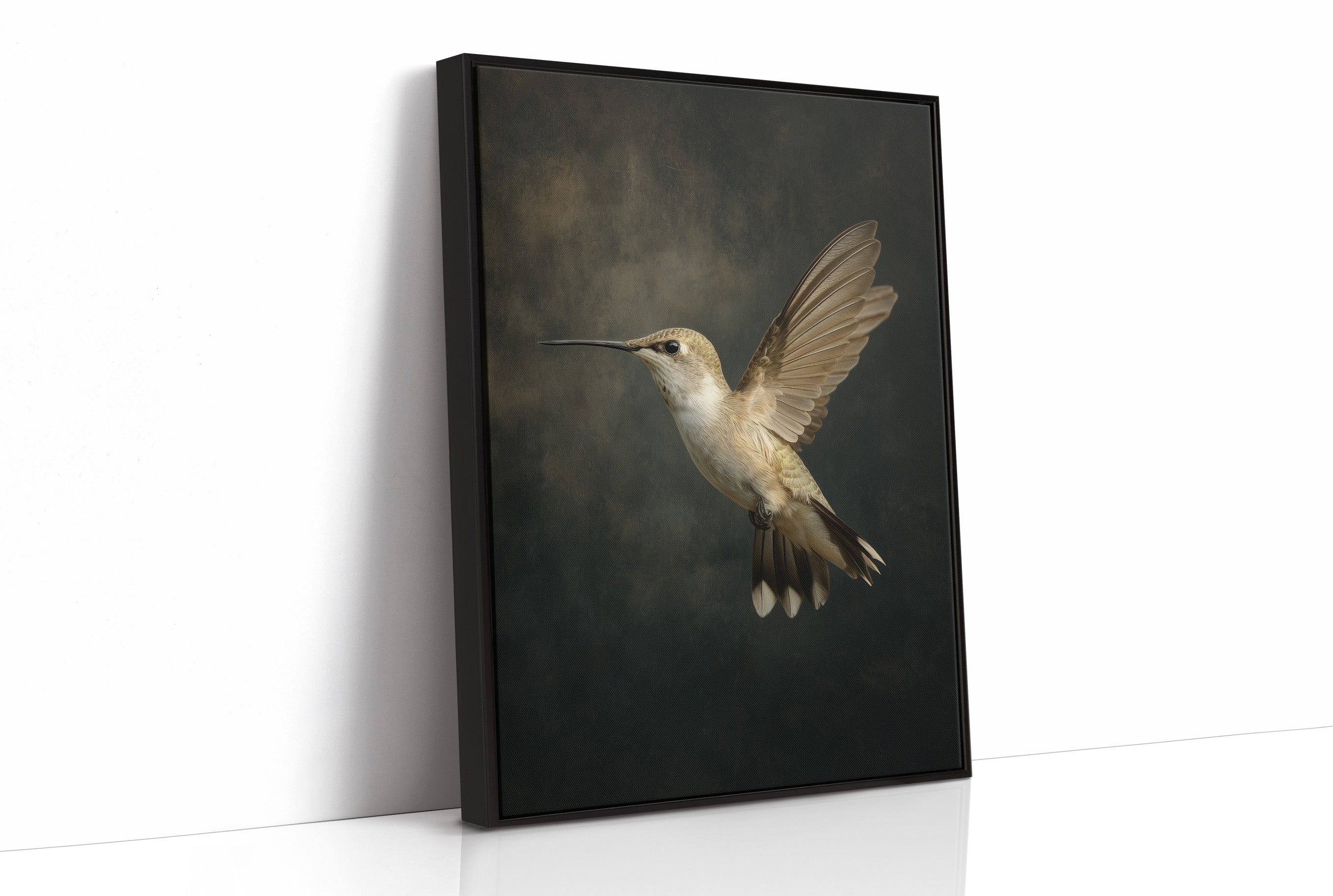 Hovering in Golden Silence