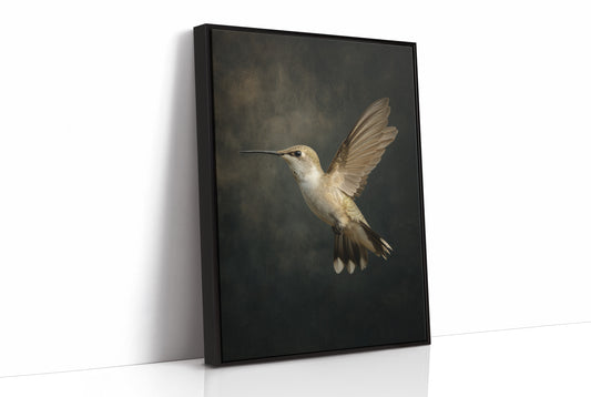 Hovering in Golden Silence