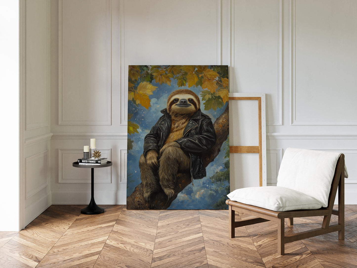 Sloth in a Leather Jacket
