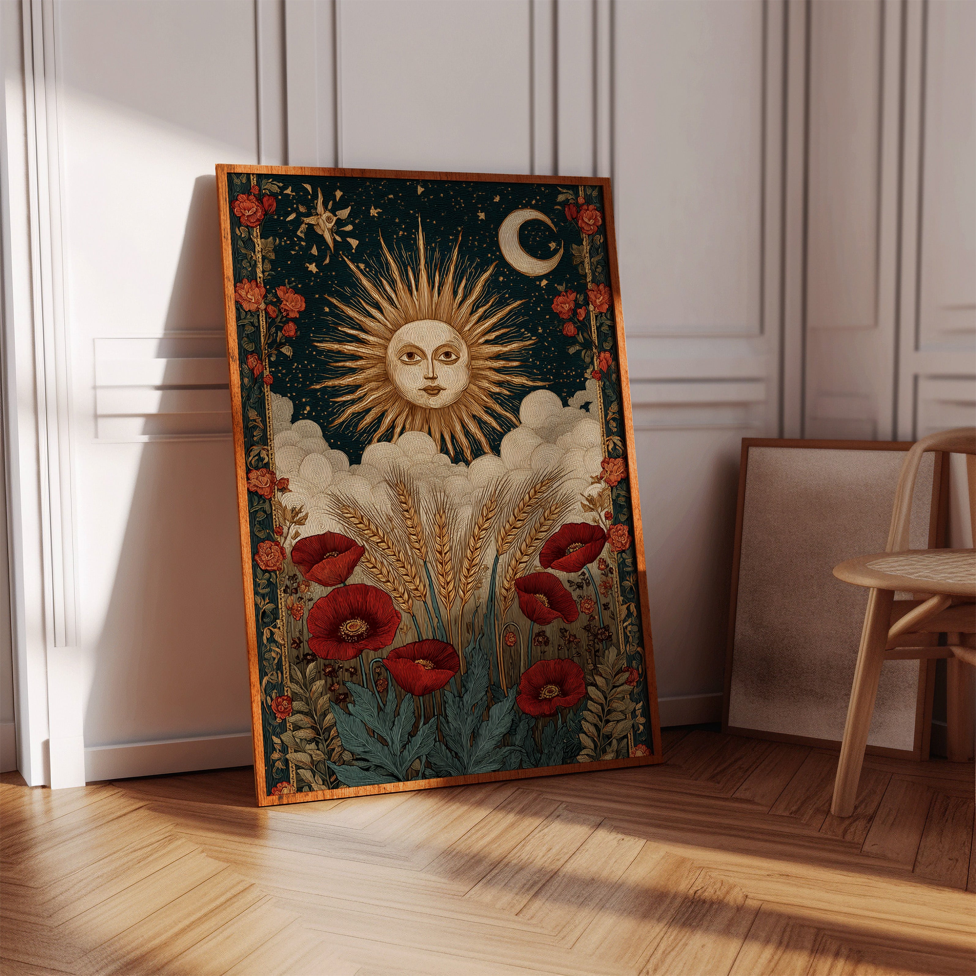 Harvest Beneath Celestial Gaze