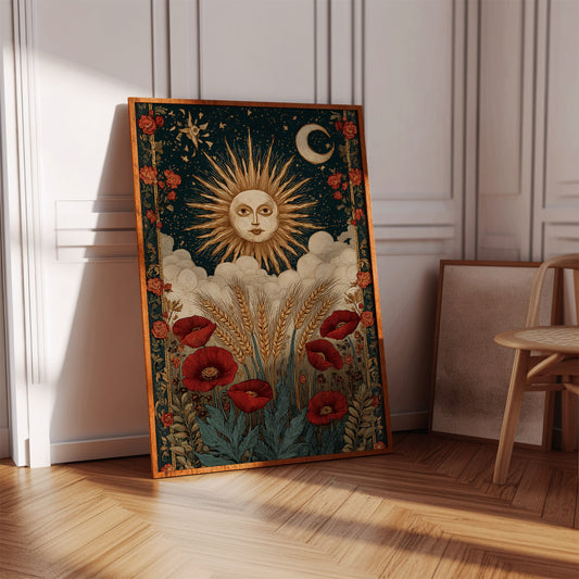 Harvest Beneath Celestial Gaze