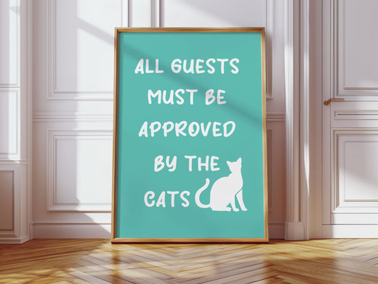 Entrance Requires Feline Approval